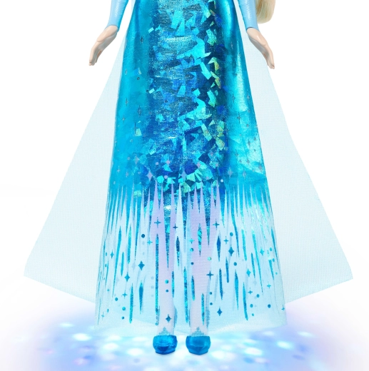 Effets lumineux magiques sur la robe