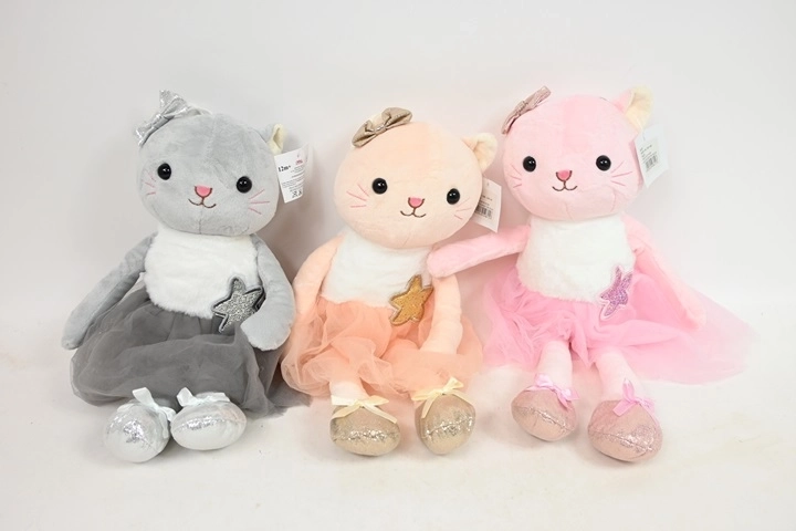 Chat en peluche 39 cm