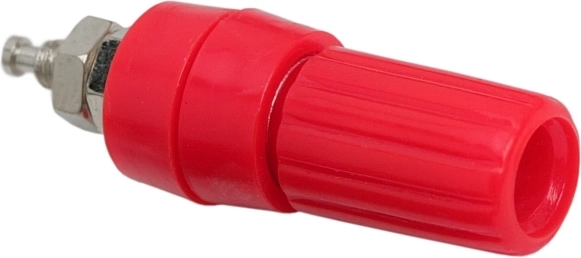 Douille banane encastrable 4 mm rouge