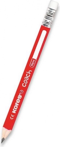 Crayon ergonomique avec gomme Kores Coach