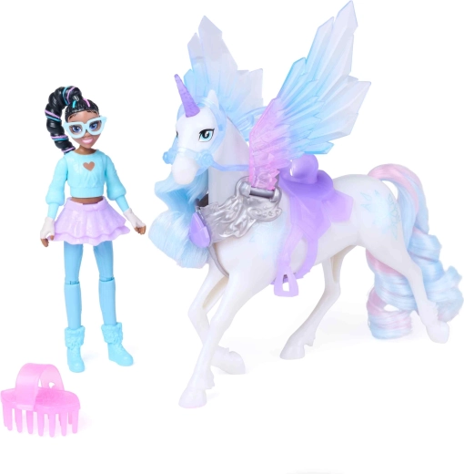 Unicorn Academy ailes magiques Glacier et Layla 11 cm