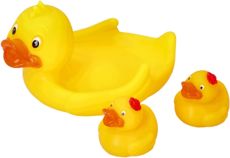 Trois petits canards pour s’amuser dans l’eau