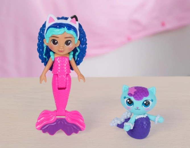 Figurines de Gabby et de la petite sirène