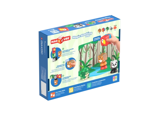 Construction magnétique pour les petites mains