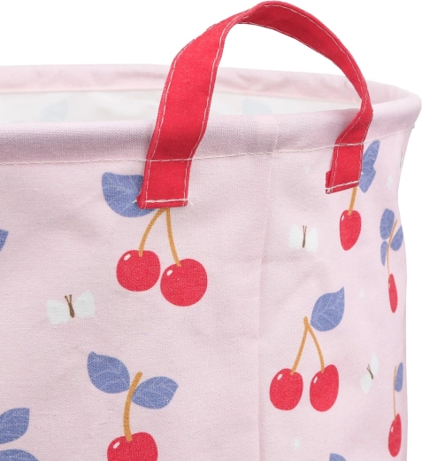 A Little Lovely Company panier de rangement pour jouets cerises