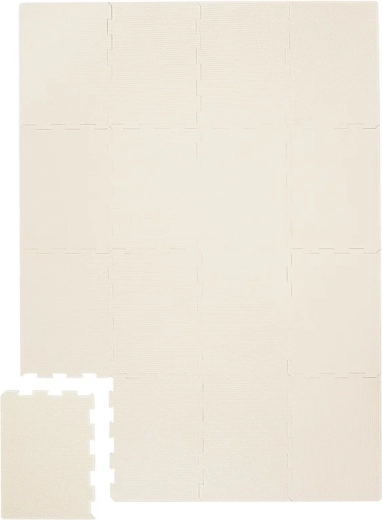 Tapis de jeu en mousse 3 Sprouts cream