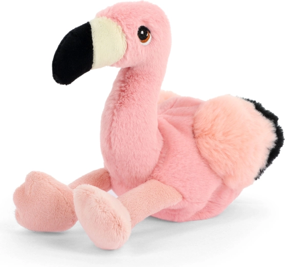 Flamant rose en peluche de collection Keeleco 13 cm