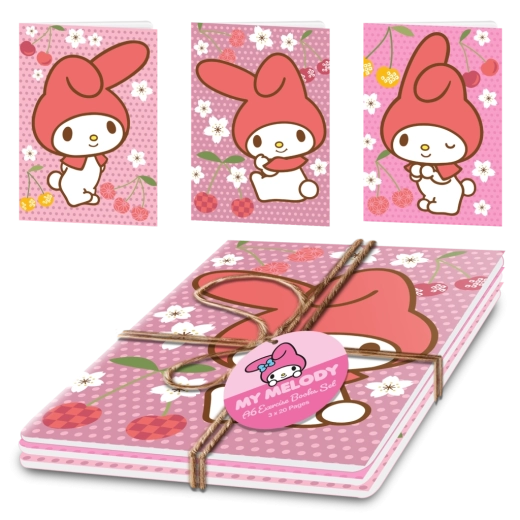 Set de cahiers My Melody A5 (3 pcs)