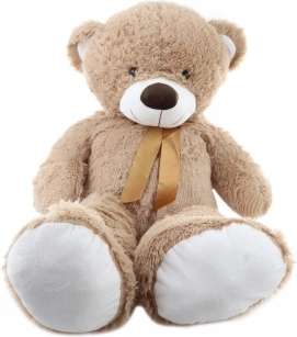 Ours en peluche avec nœud 100 cm