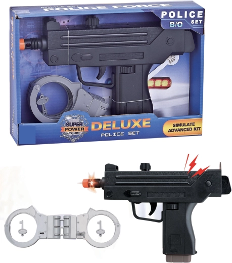 Samopal et menottes de police Sparkys pour enfants