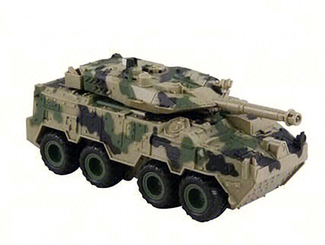 Véhicule militaire à inertie avec effets