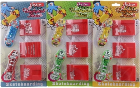 Set de fingerboards avec rampes