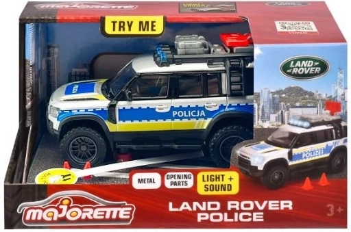 Majorette Grand Land Rover véhicule de police 12,5 cm