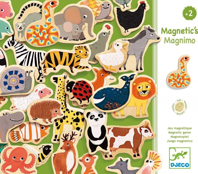 Animaux magnétiques du zoo DJECO