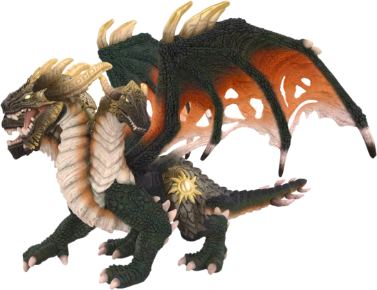 Dragon mythique diabolique