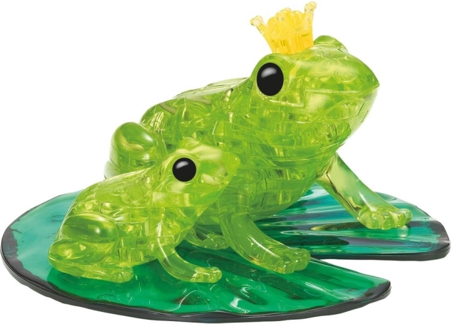Puzzle cristal 3D grenouilles – 43 pièces