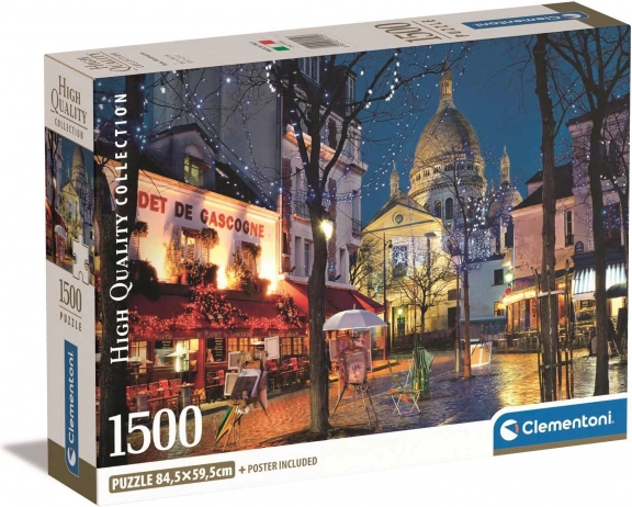 Puzzle 1500 pièces compact Paris Montmartre