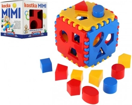 Cube d’encastrement en plastique pour enfants 13 × 13 × 13 cm