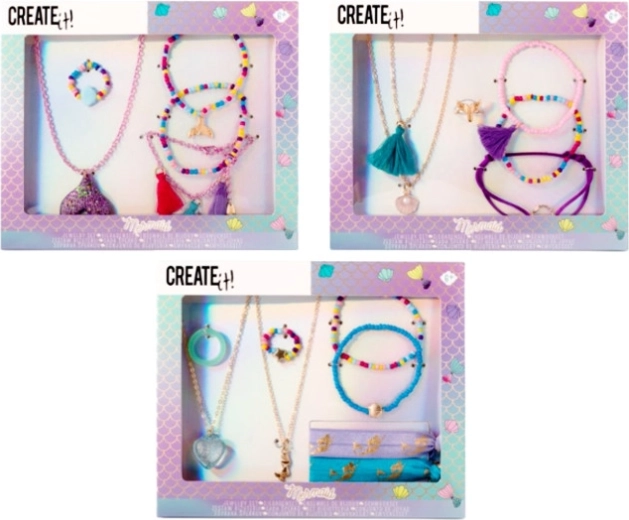 Create It! coffret de bijoux sirène pour enfants