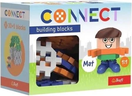 Set de construction Connect Pocket Boy Mat, 35 pièces