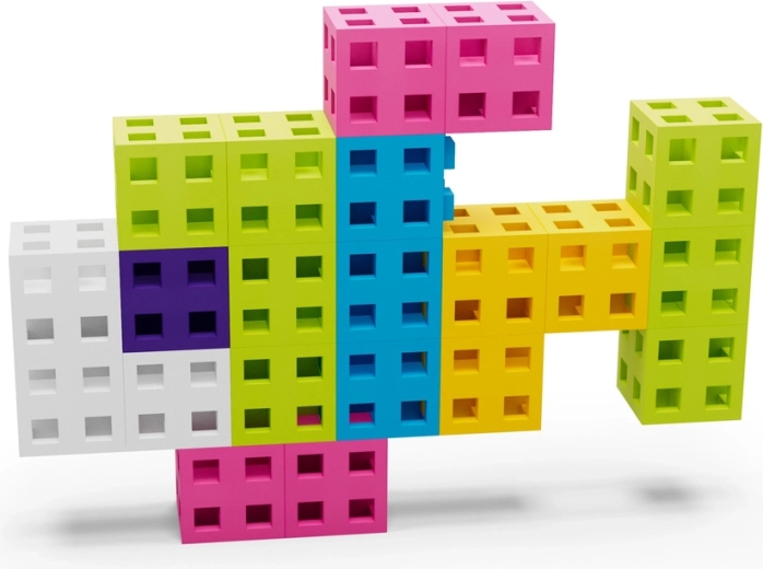 100 pièces colorées pour une créativité sans fin