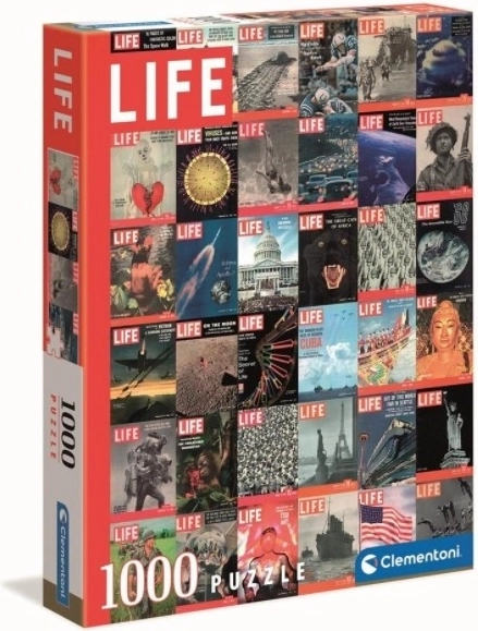 Puzzle Clementoni Life: Covers 1000 pièces