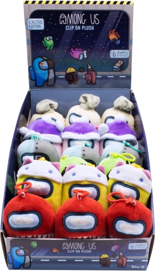 Porte-clés en peluche AMONG US