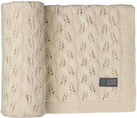 Couverture Vinter & Bloom moment organic linen beige