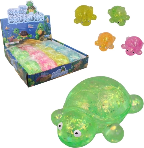 Super tortue de mer à presser – jouet antistress à malaxer (12 pcs)