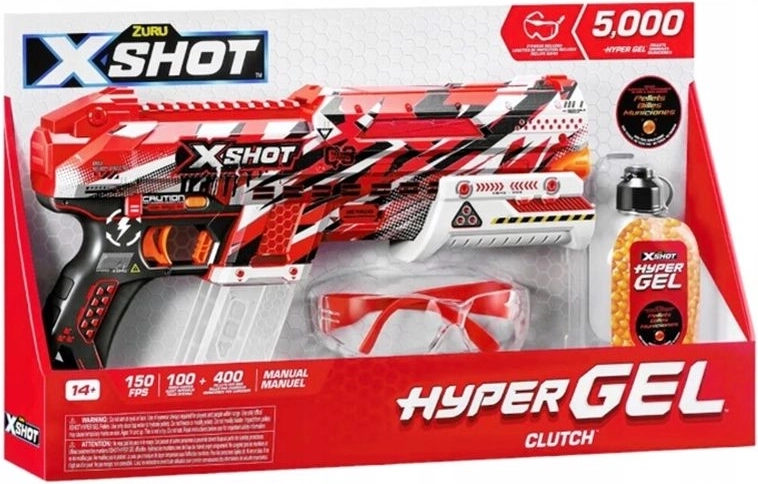 Pistolet ZURU X-SHOT HyperGel avec 500 billes de gel