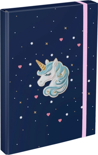 Chemises pour cahiers scolaires A4 Unicorn Gold BAAGL