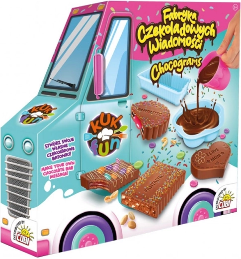 Fabrique de messages en chocolat Kuk Fun