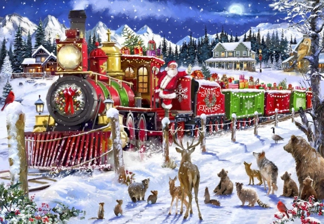Puzzle Bluebird Santa Express 1000 pièces