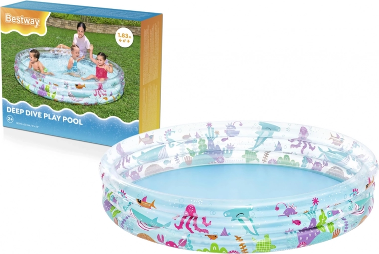 piscine gonflable monde marin Bestway