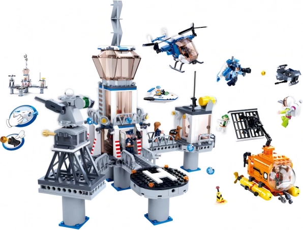 Jeu de construction Prison pour super-vilains