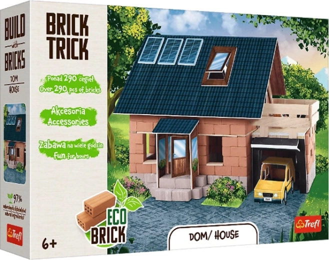 Kit de construction de maison en vraies briques