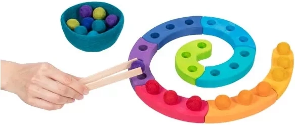 Tri des couleurs à l’aide de pinces