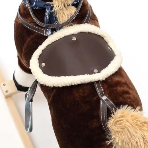 Peluche douce et selle confortable