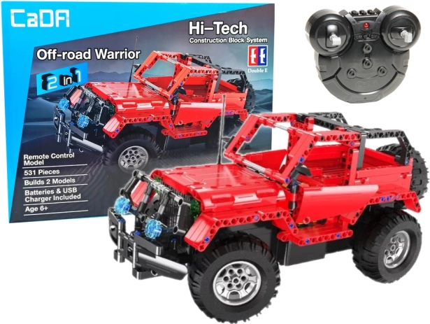Kit de construction voiture tout-terrain télécommandée CADA 2.4G, 531 pièces