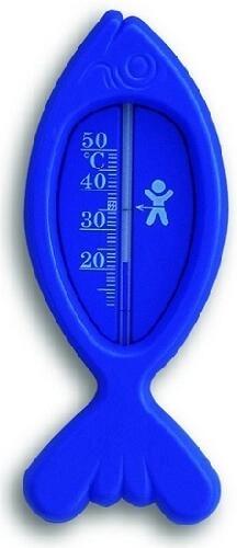 Thermomètre de bain poisson 15 cm, assortiment de couleurs
