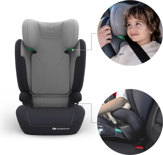 Conception pratique 2-en-1 et installation universelle avec ceinture