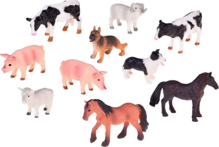 Figurines de fermiers et d’animaux