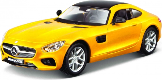 Modèle jaune Mercedes AMG GT