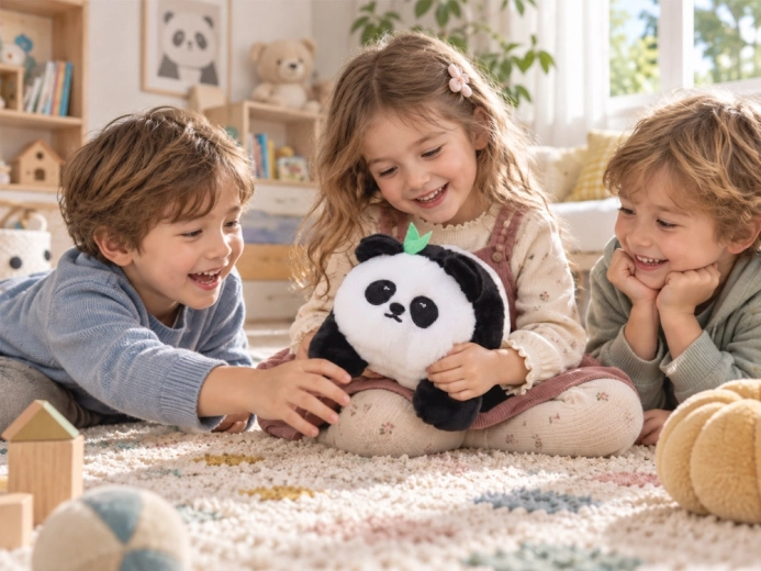 Un compagnon en peluche tout doux