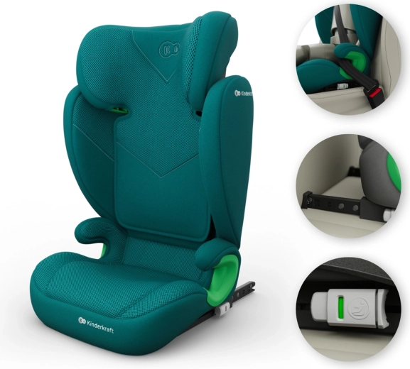 ISOFIX stable avec indicateurs de montage correct