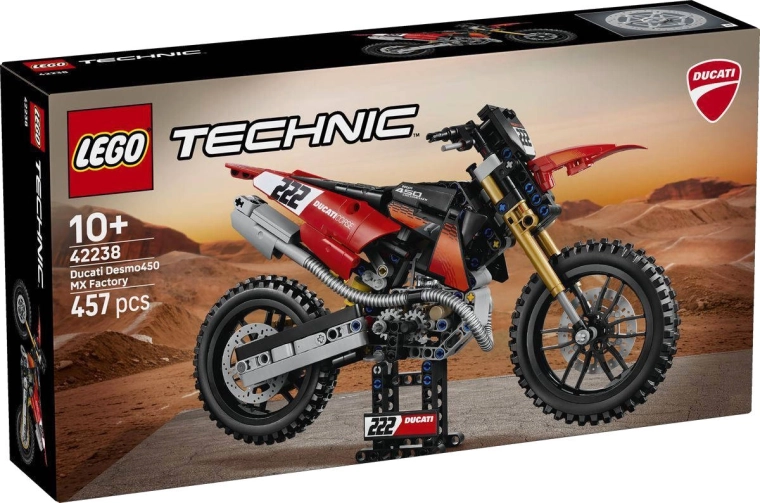 Moto Ducati Desmo450 MX Factory LEGO Technic