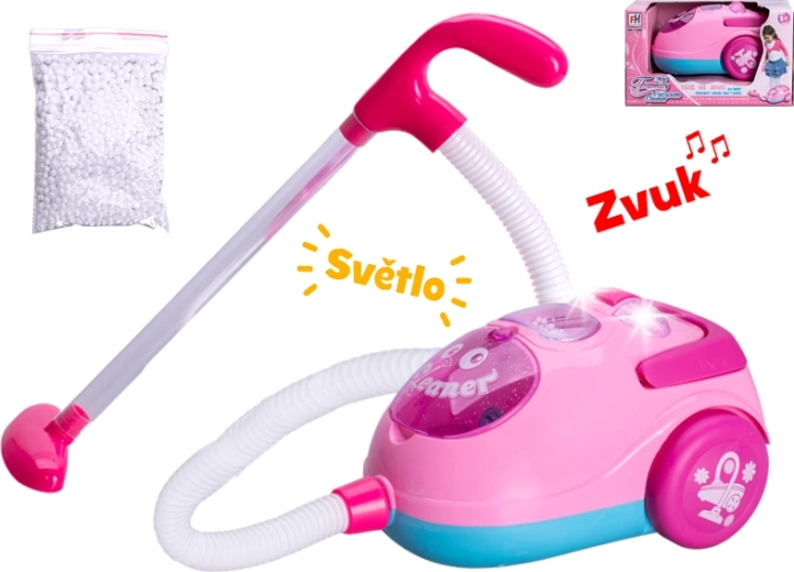 Aspirateur pour enfants avec effets lumineux et sonores 18 cm