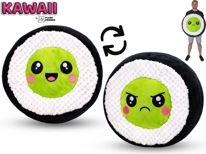 Sushi en peluche avocat 60 cm Plush Friends Kawaii - 1 pièce