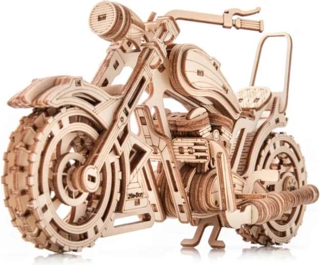 Puzzle 3D en bois Little Story Yankee Chopper