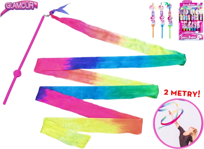 Ruban de gymnastique Glamour 200 cm